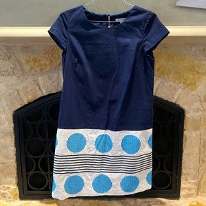 Blue Polka Dot Boden Dress